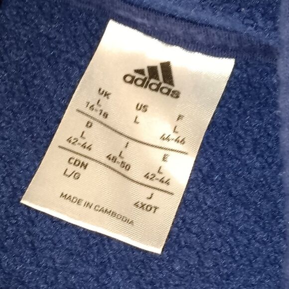 Adidas brand Pullover Hoodie - Size: L  (0270) - Picture 4 of 5